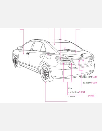toyota premio 2010-2011 owners manual in english
